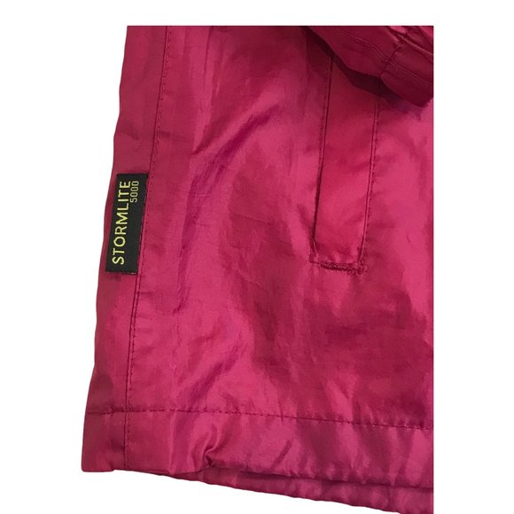 Gelert Waterproof Jacket Pink Ladies Sz 8 Hooded Lightweight Packaway Rain Coat - Picture 5 of 11